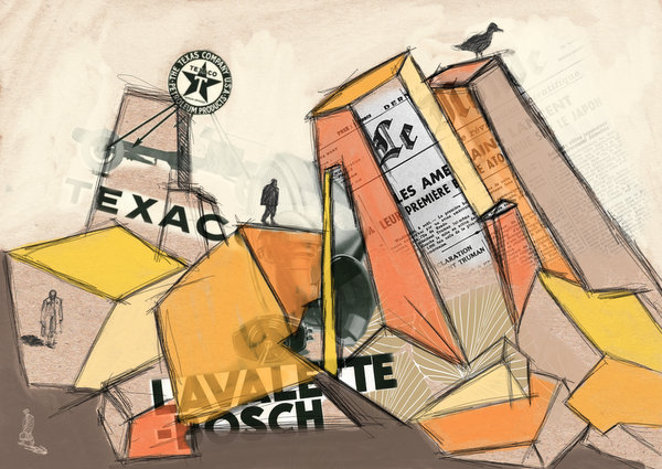 Polygone 6 - peinture digitale